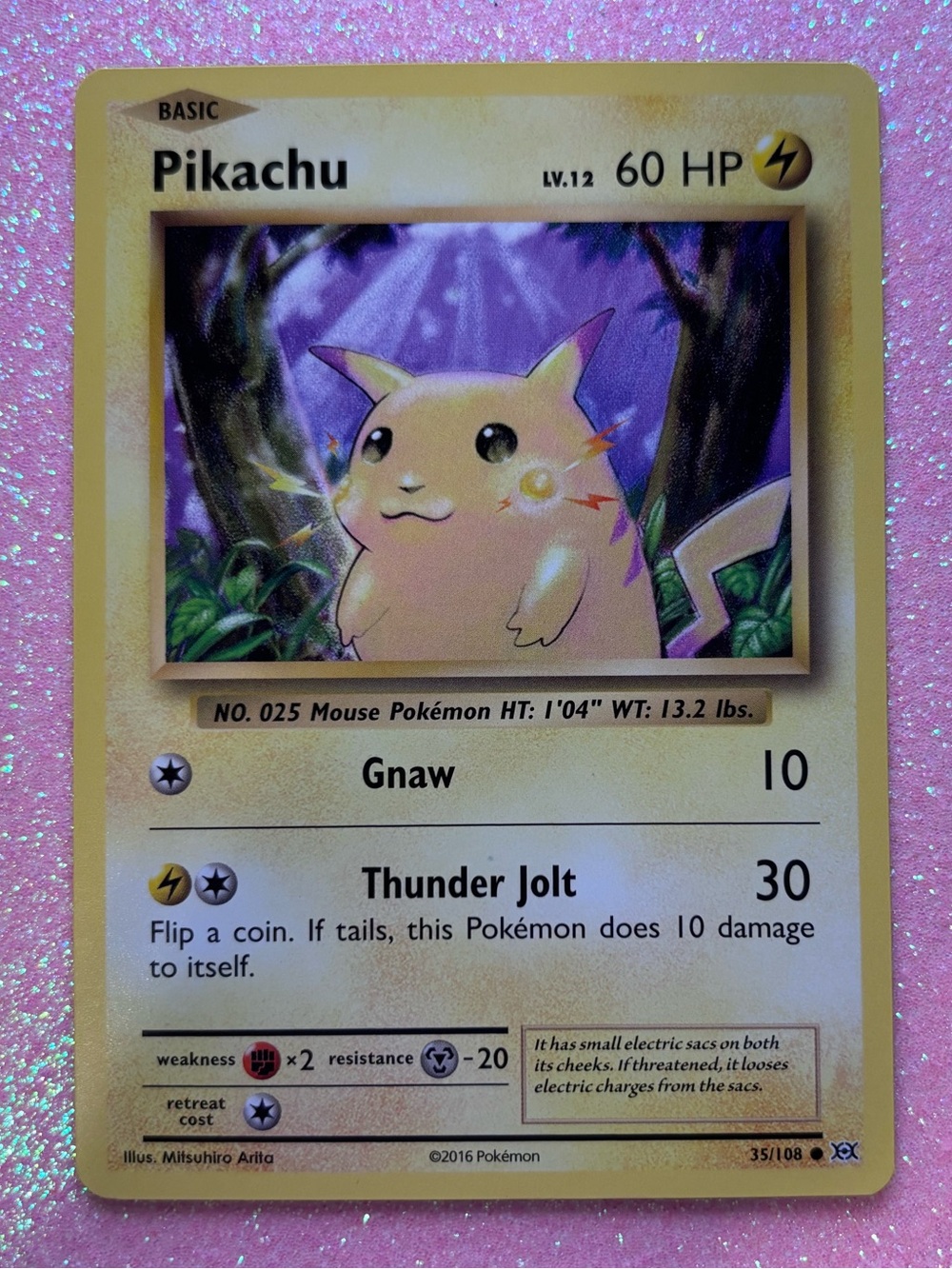 Pokemon Pikachu Trading Card